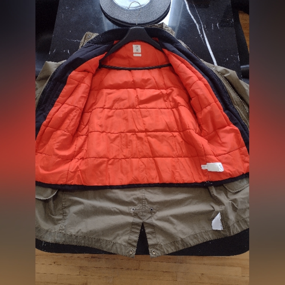 Gap 3 In 1 Men's Tan Hooded Jacket - Picture 9 of 16